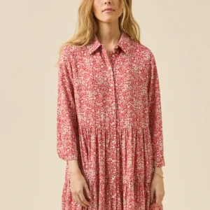 Robe courte volant femme tissu Liberty - Limited Collection