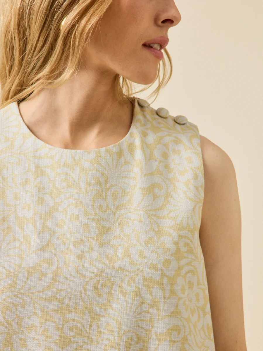 Robe chasuble femme imprimé Wallpaper – Image 4