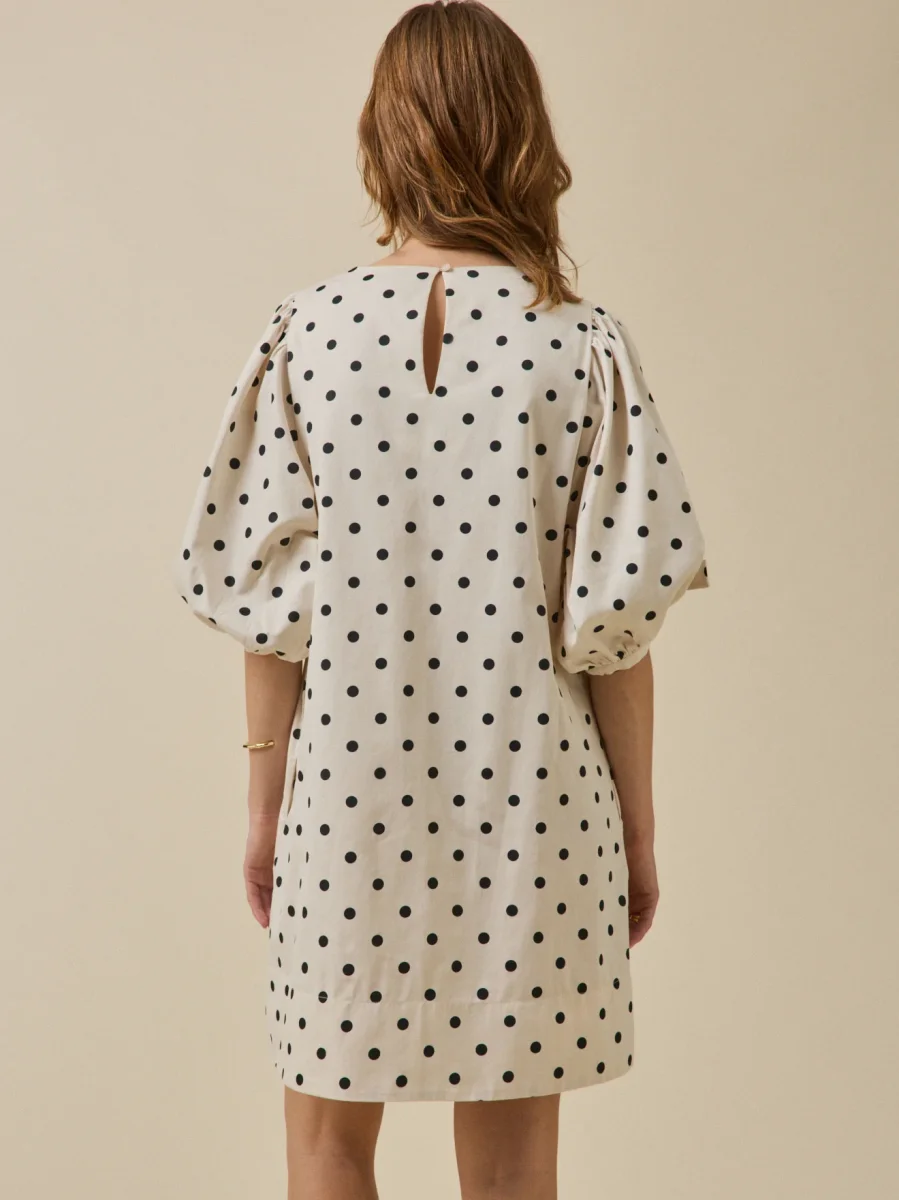 Robe courte à pois femme – Image 3