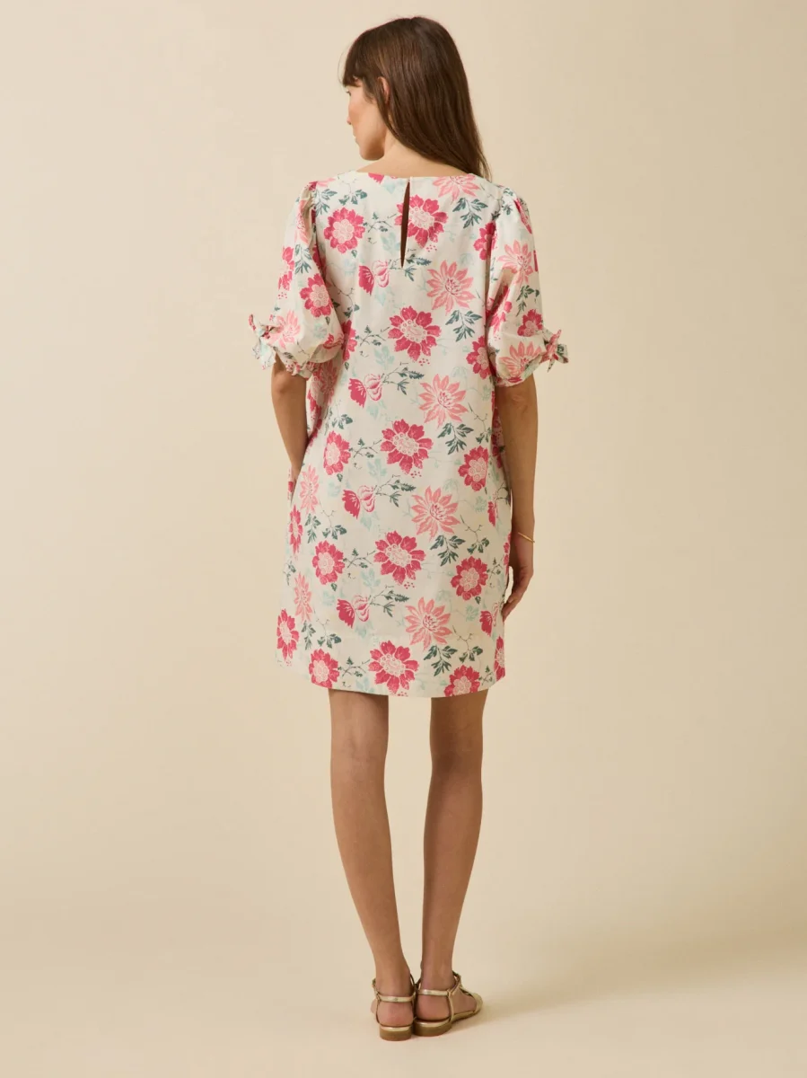 Robe courte cérémonie femme imprimé Rosala – Image 3