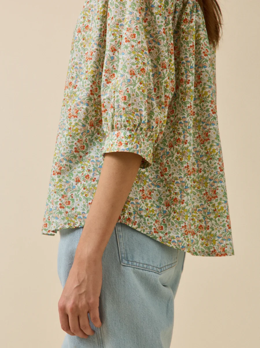 Blouse col volanté femme tissu Liberty - Limited Collection – Image 5