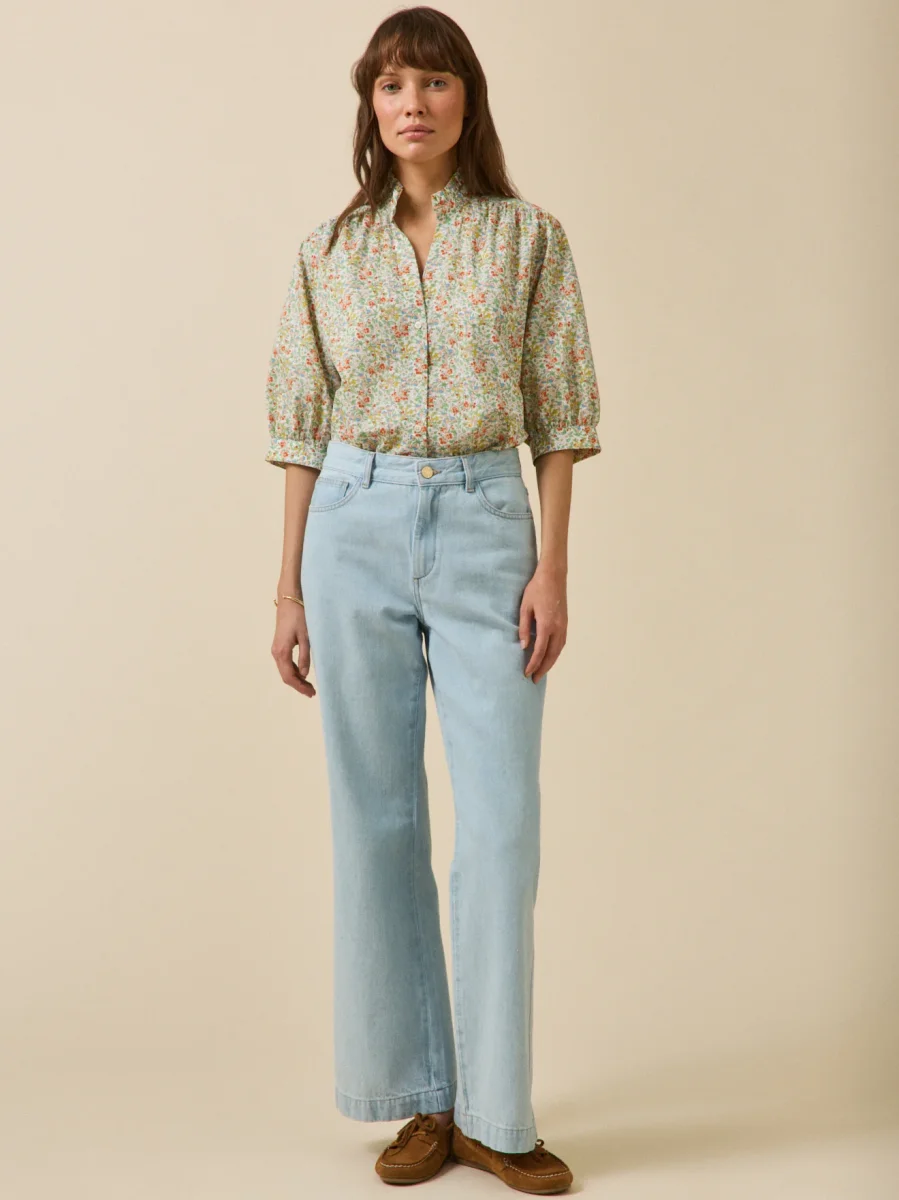 Blouse col volanté femme tissu Liberty - Limited Collection – Image 6