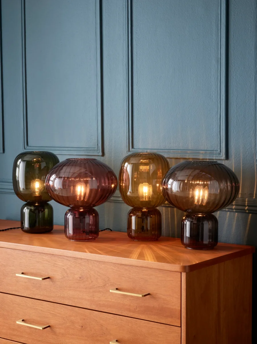 Lampe Martin en verre ciselé – Image 7