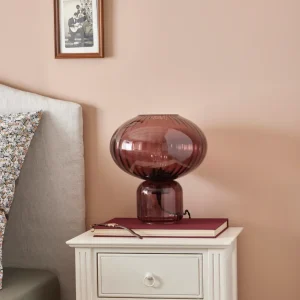 Lampe Martin en verre ciselé