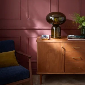 Lampe Martin en verre ciselé XL