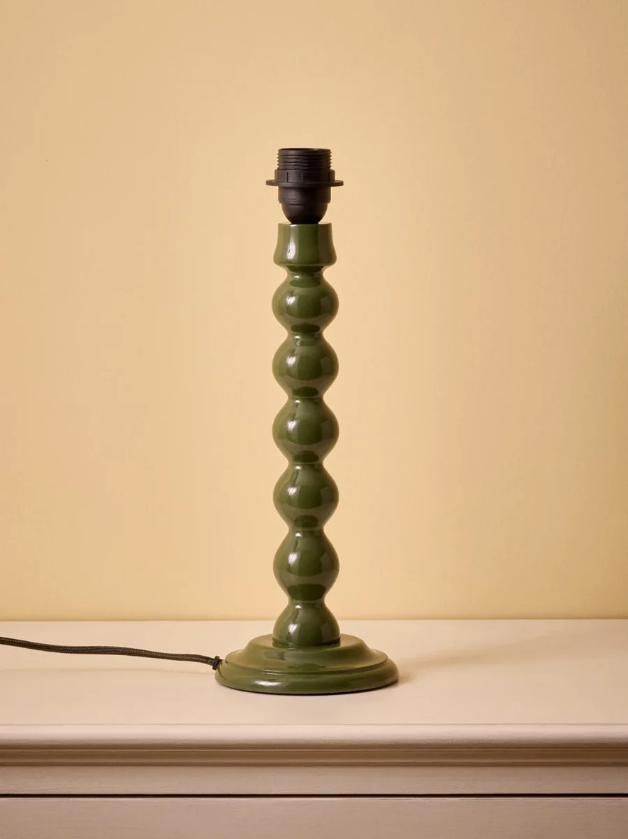 Pied de lampe en bois Bertille - Moyen Modèle