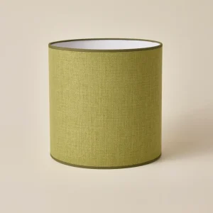 Abat-jour seventies olive - grand modèle Victoire