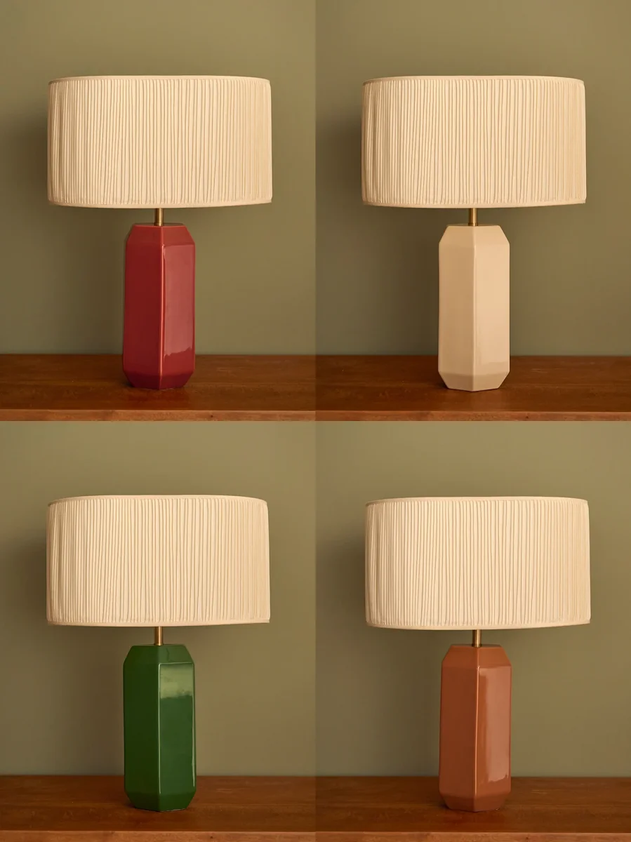 Abat-jour ovale plissé - grand modèle Victoire – Image 8