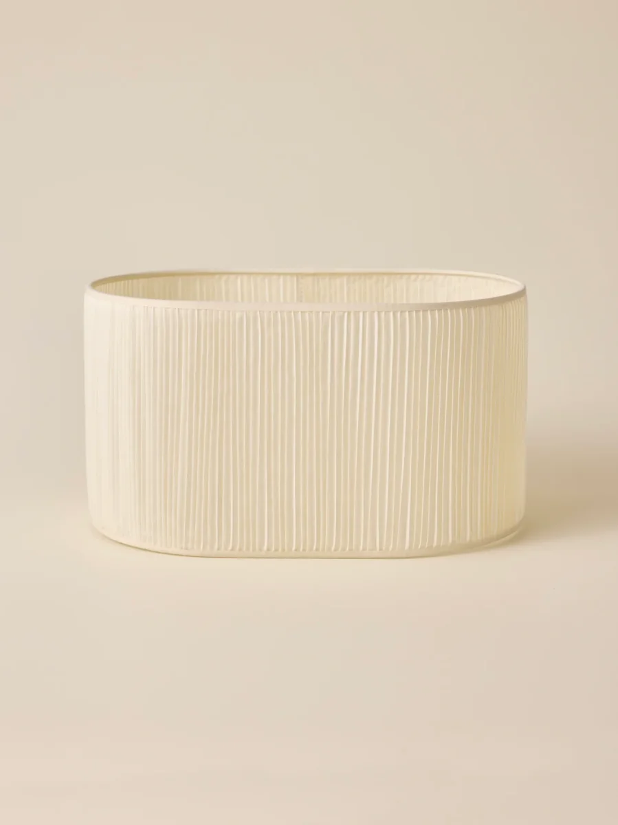 Abat-jour ovale plissé - grand modèle Victoire – Image 2