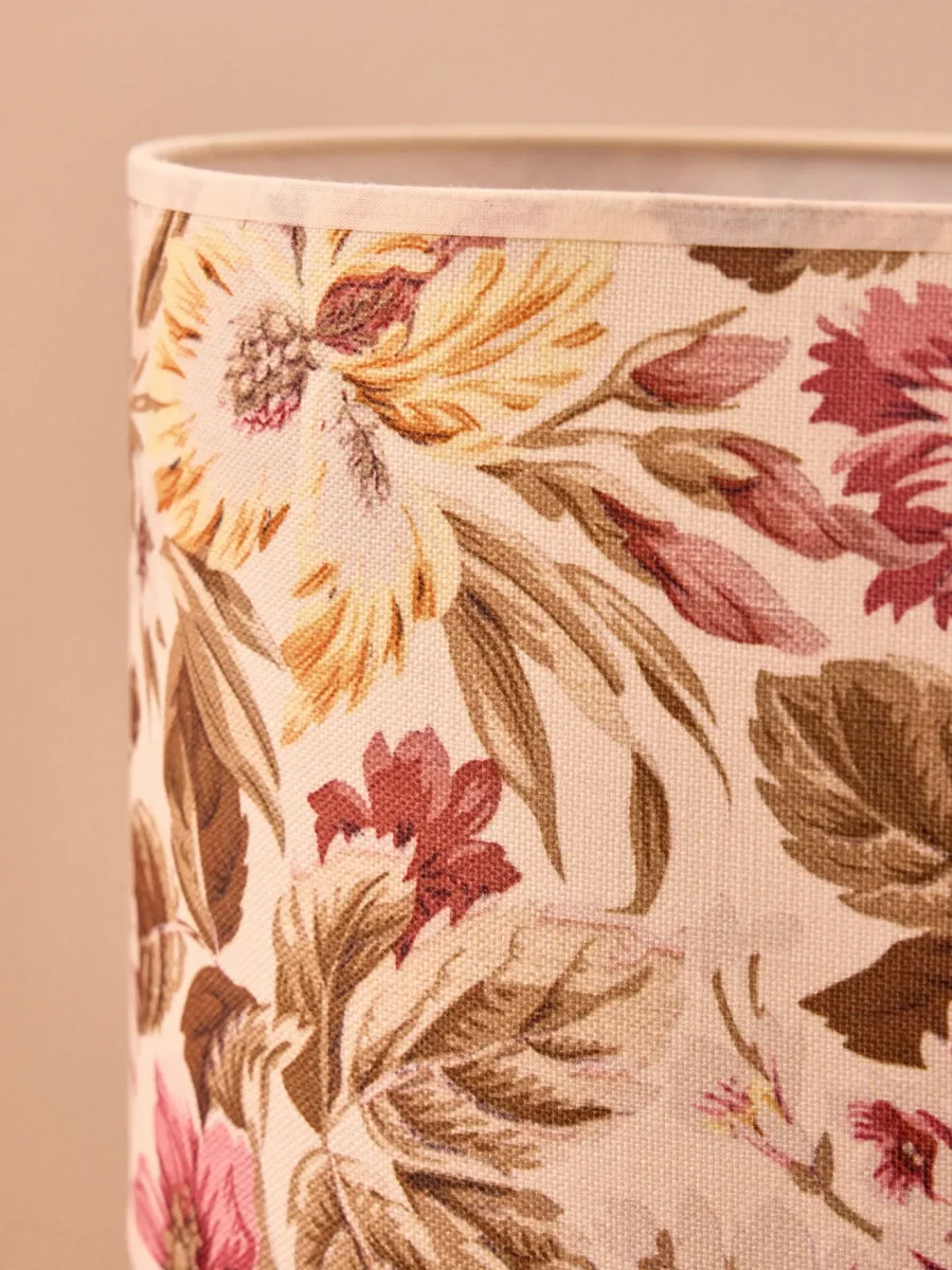 Abat-jour ovale imprimé fleurie - Petit modèle Victoire – Image 6