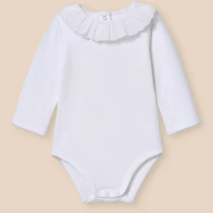 Body Bébé col coquilles - Coton biologique