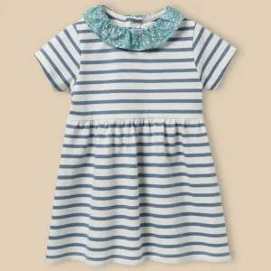 Robe marinière bébé - Coton biologique