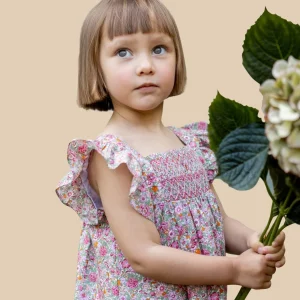 Robe Scarlette en tissu Liberty - Collection Fêtes et Mariages