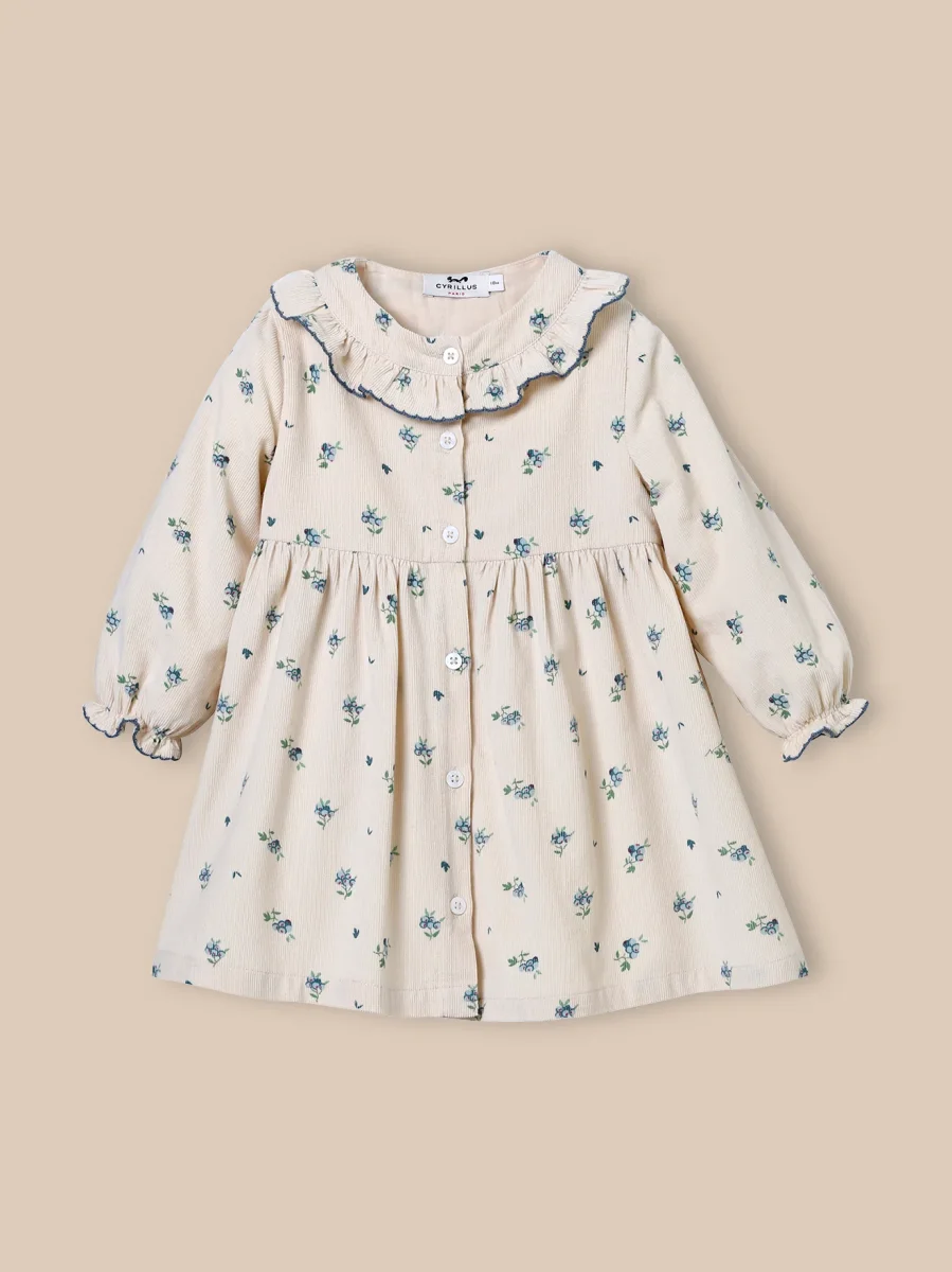 Robe en velours bébé