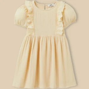 Robe Fille en gaze de coton biologique