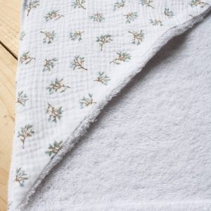 Cape de bain bébé doublée