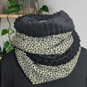 Echarpe, tour de cou | HIVER | Jardin kaki.