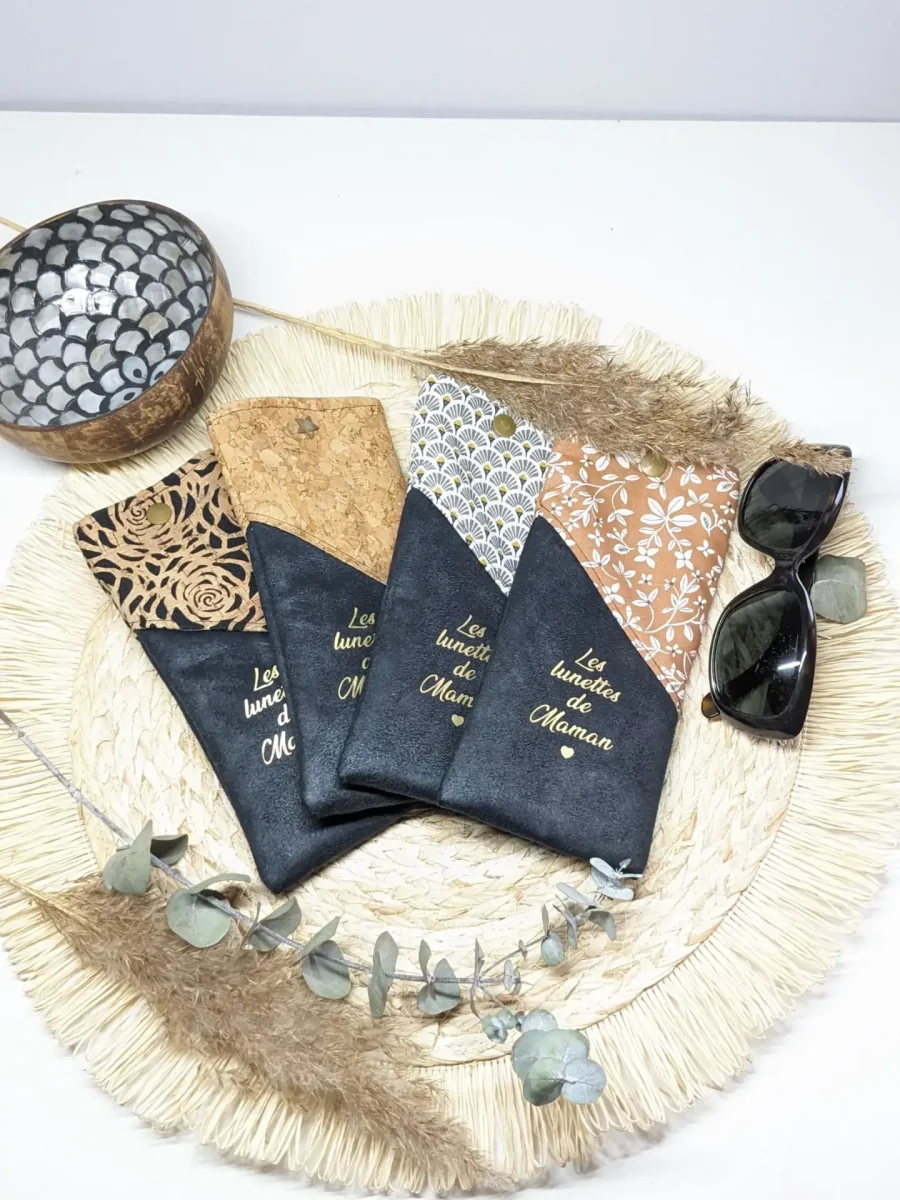 Etui à lunettes personnalisable.