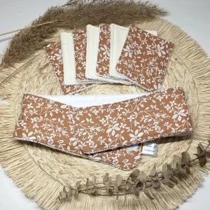 Lot – Bandeau de soin avec lingettes démaquillantes lavables.