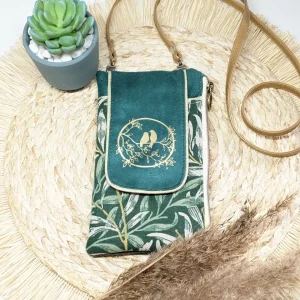 Pochette téléphone avec bandoulière – Nature –