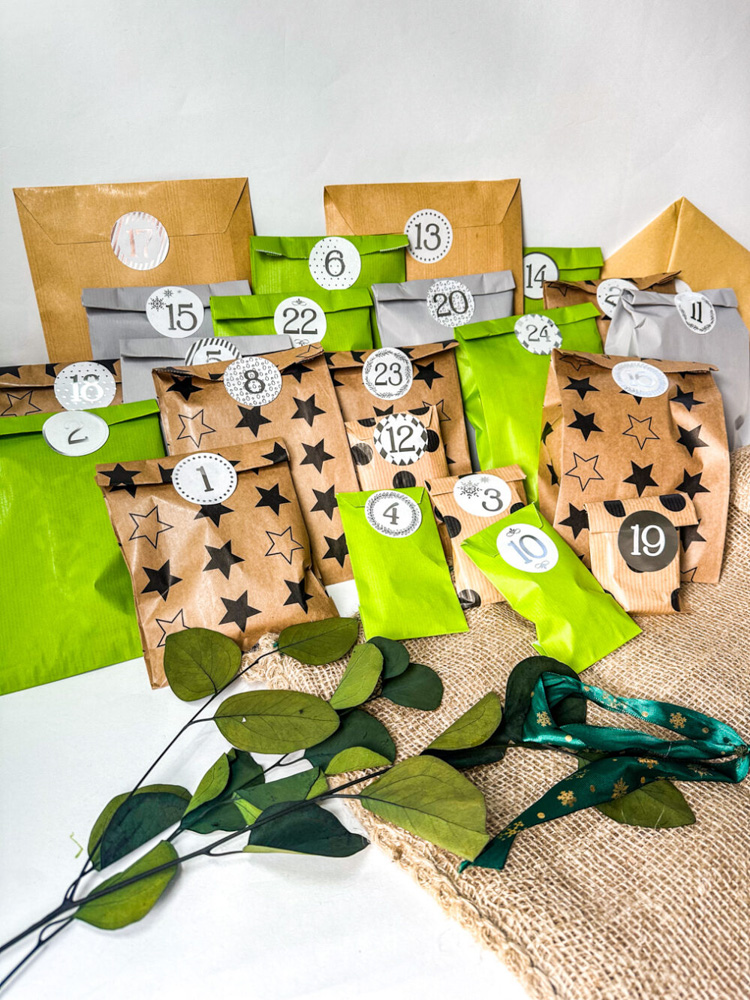 Calendrier de l’Avent zéro déchet – Angie be Green 24 cases